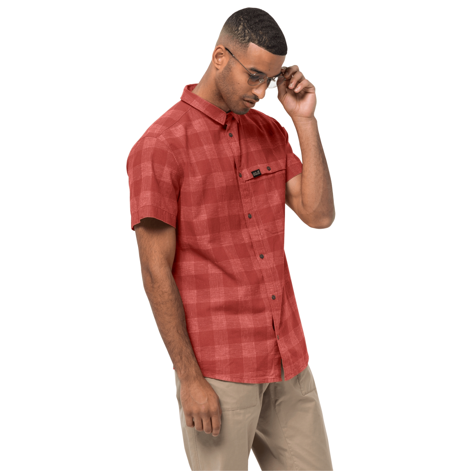Koszula męska HIGHLANDS SHIRT M mexican pepper checks - M