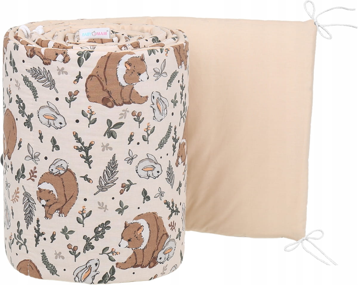 Ochraniacz do łóżeczka dwustronny na szczebelki 180x30cm Babymam