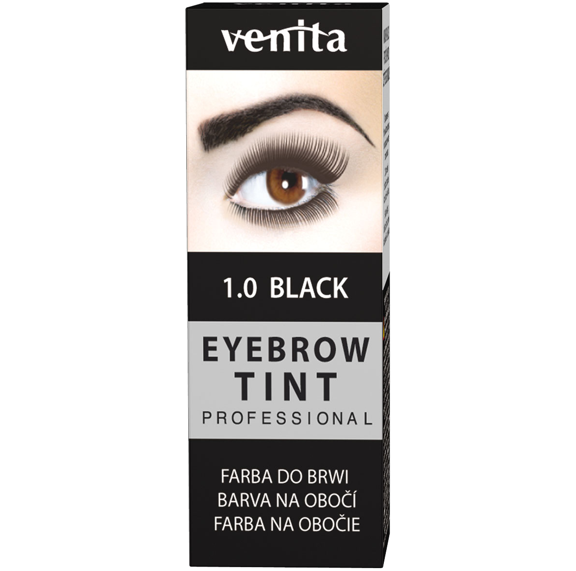 Venita Eyebrow Tint henna do brwi 1.0 czarna, 30 g