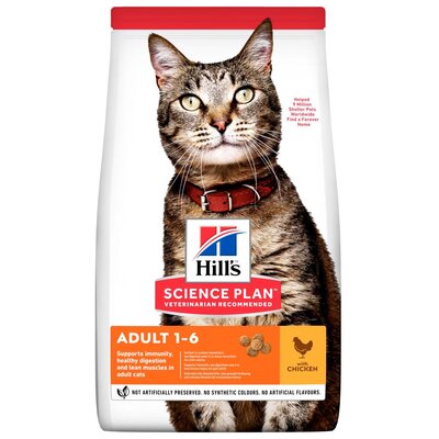 Karma dla kota HILL'S Science Plan Feline Adult Kurczak 15 kg