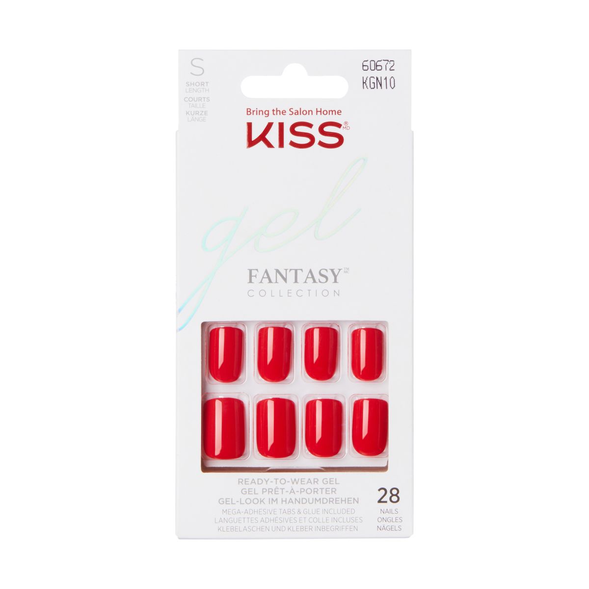 Kiss Gel Fantasy Nails sztuczne paznokcie whatever kgn10, 1 opak.