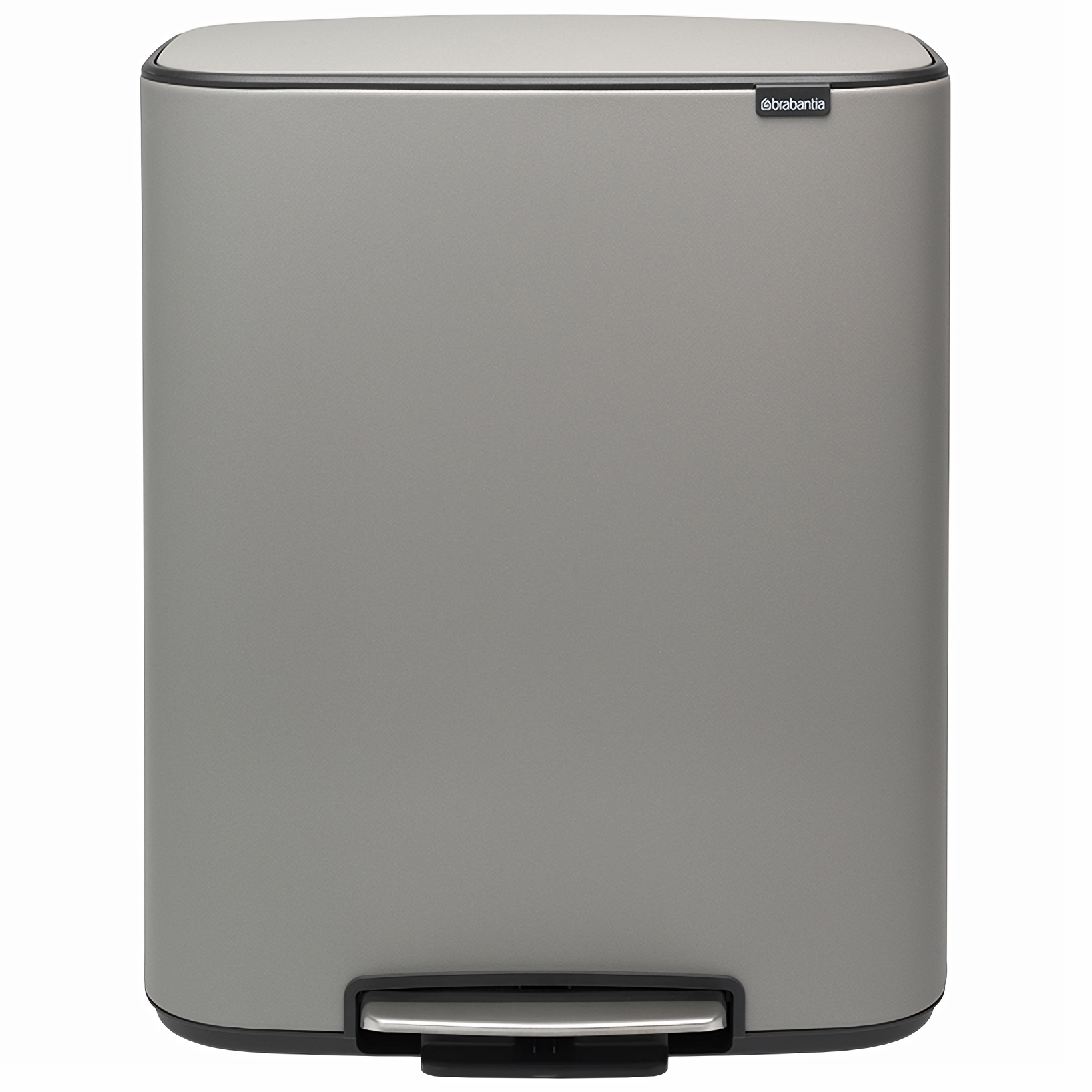 Brabantia - Kosz pedałowy Bo 60L Mineral Concrete Grey
