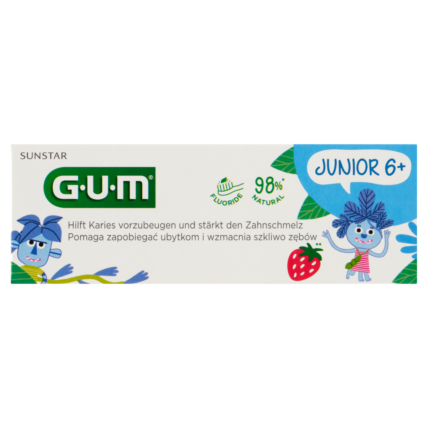 Gum Junior pasta do mycia zębów dla dzieci 6+, 50 ml