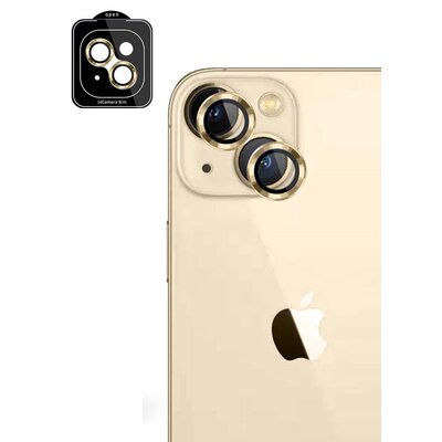 Szkło hartowane na obiektyw 3MK Lens Protection Pro do Apple iPhone 15 Żółty