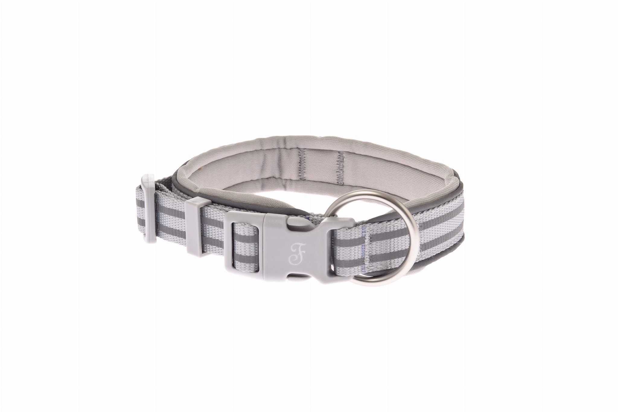 Ferribiella Obroża dla psa Nodo Reflective szara