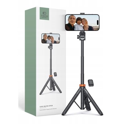 Uchwyt selfie TECH-PROTECT L03S Bluetooth Tripod Czarny