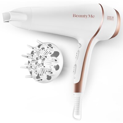 Suszarka BEAUTYME Hair Protect HD701 Biało-złoty 2400W