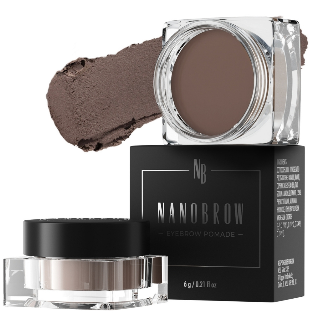 Nanobrow Eyebrow Pomade pomada do brwi Dark Brown, 6 g