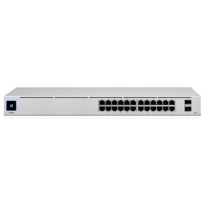 Switch UBIQUITI USW-24-POE Gigabit Ethernet, 26 portów, Funkcja PoE, Zarządzalny