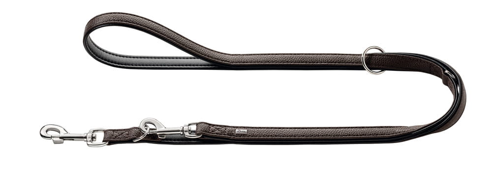 Hunter Smycz dla psa Vega brązowa przepinana 20/200