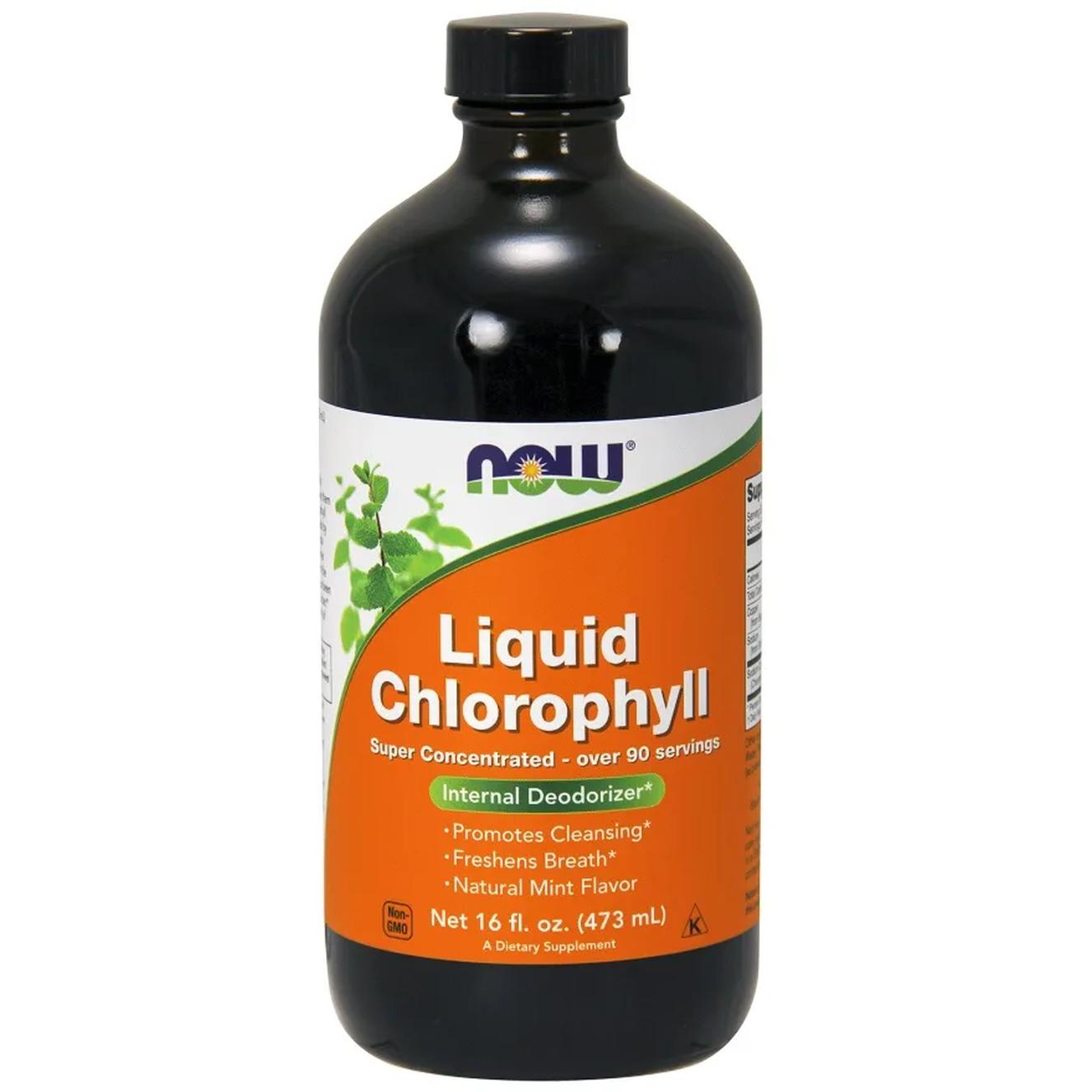 Now Foods suplement diety Chlorofil, 473 ml