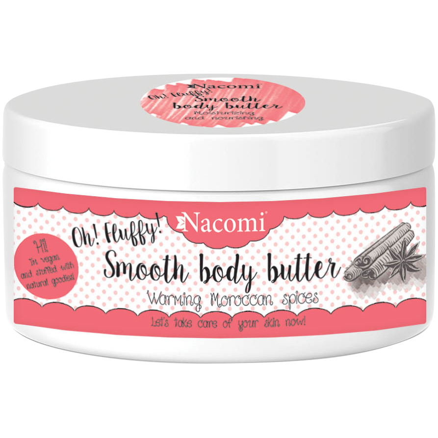Nacomi Smooth Body Butter lekkie masło do ciała o zapachu marokańskich przypraw, 100 g