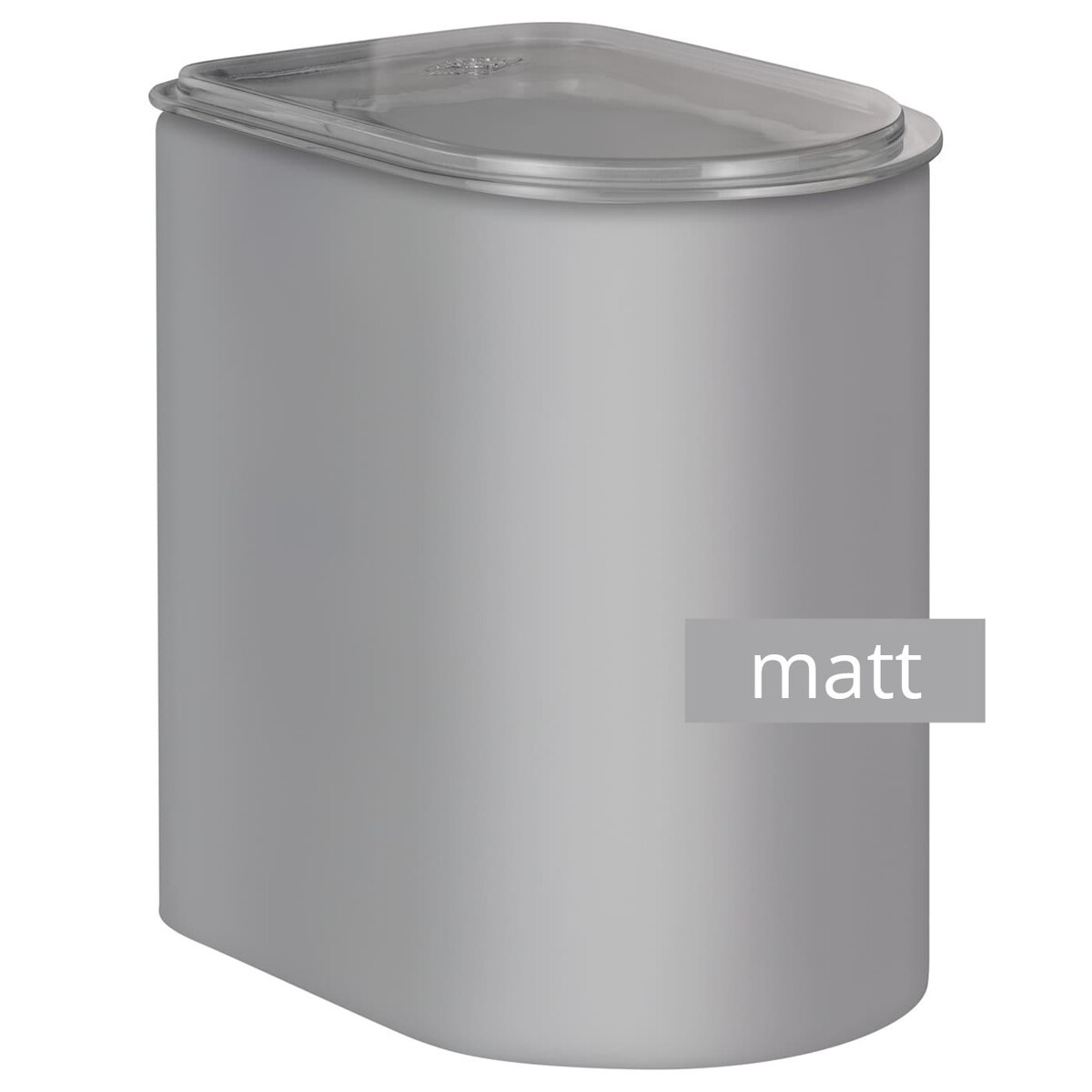 Wesco - Pojemnik metalowy 2,2 l Loft Ciepły szary MATT