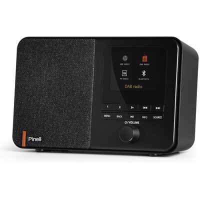 Radio PINELL Supersound 101 Przenośne Cyfrowe Czarny