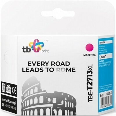 Tusz TB PRINT do Epson T2713 Purpurowy 18 ml TBE-T2713XL