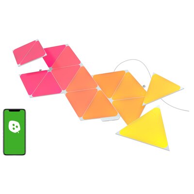 Panele świetlne NANOLEAF Shapes Triangles Smarter Kit (15 szt.)
