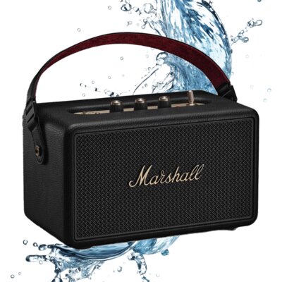 Głośnik mobilny MARSHALL Kilburn III Bateria 50 godz., Bank ładujący, IP54, Dźwięk 360°, Aplikacja Marshall Czarny