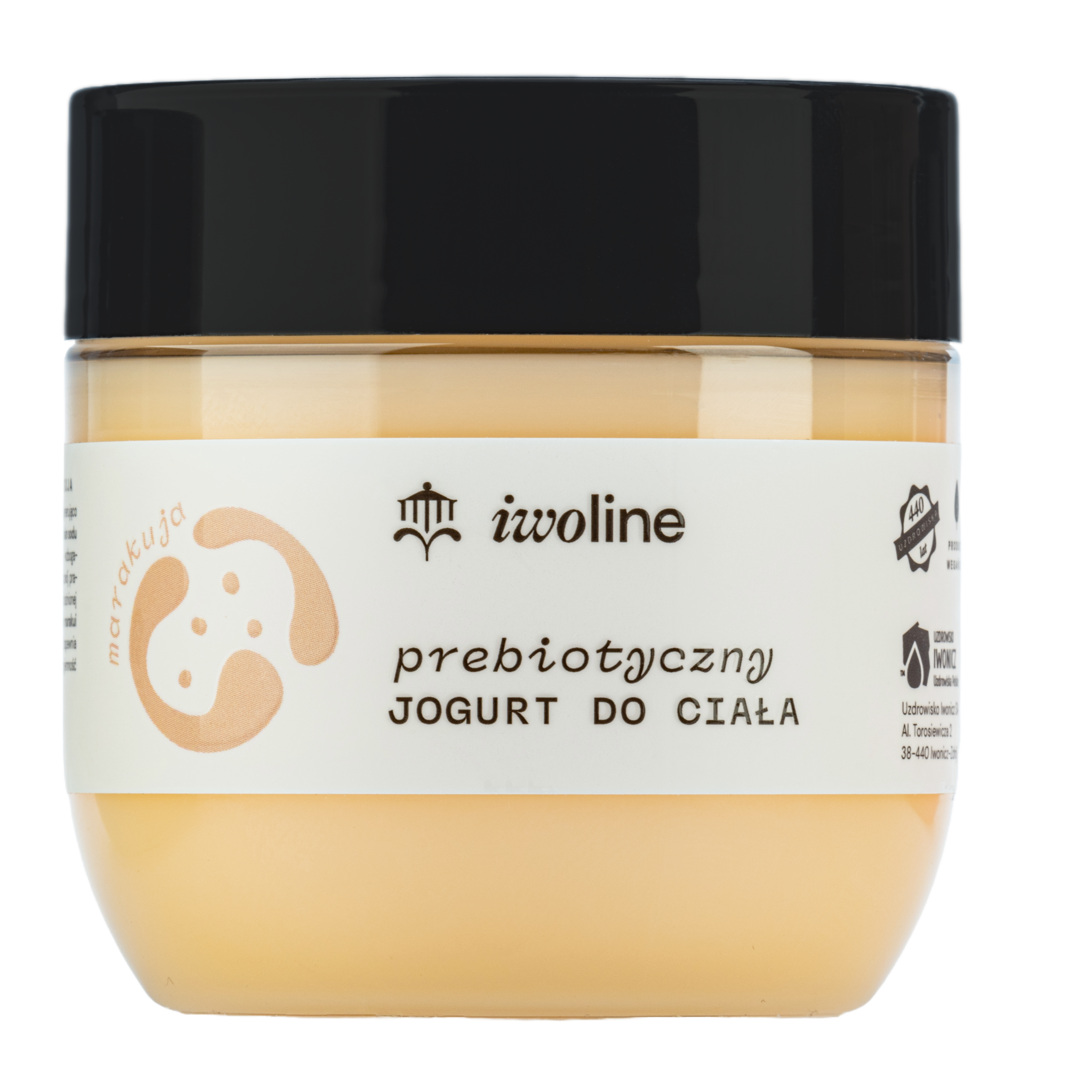 Iwoline prebiotyczny jogurt do ciała - marakuja, 200 ml