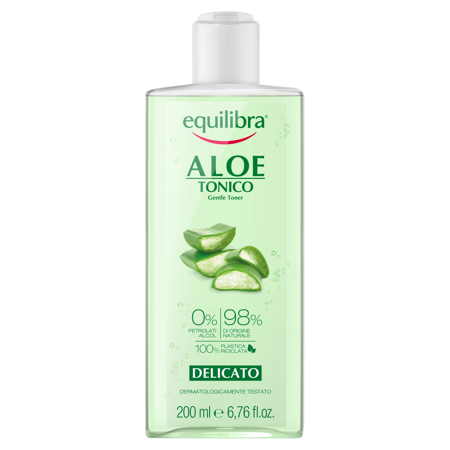 Equilibra Aloe kojący tonik do twarzy, 200 ml