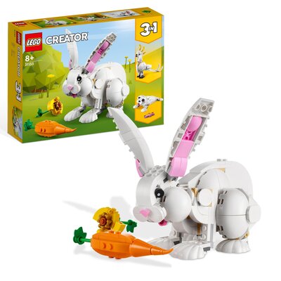 LEGO 31133 Creator 3w1 Biały królik