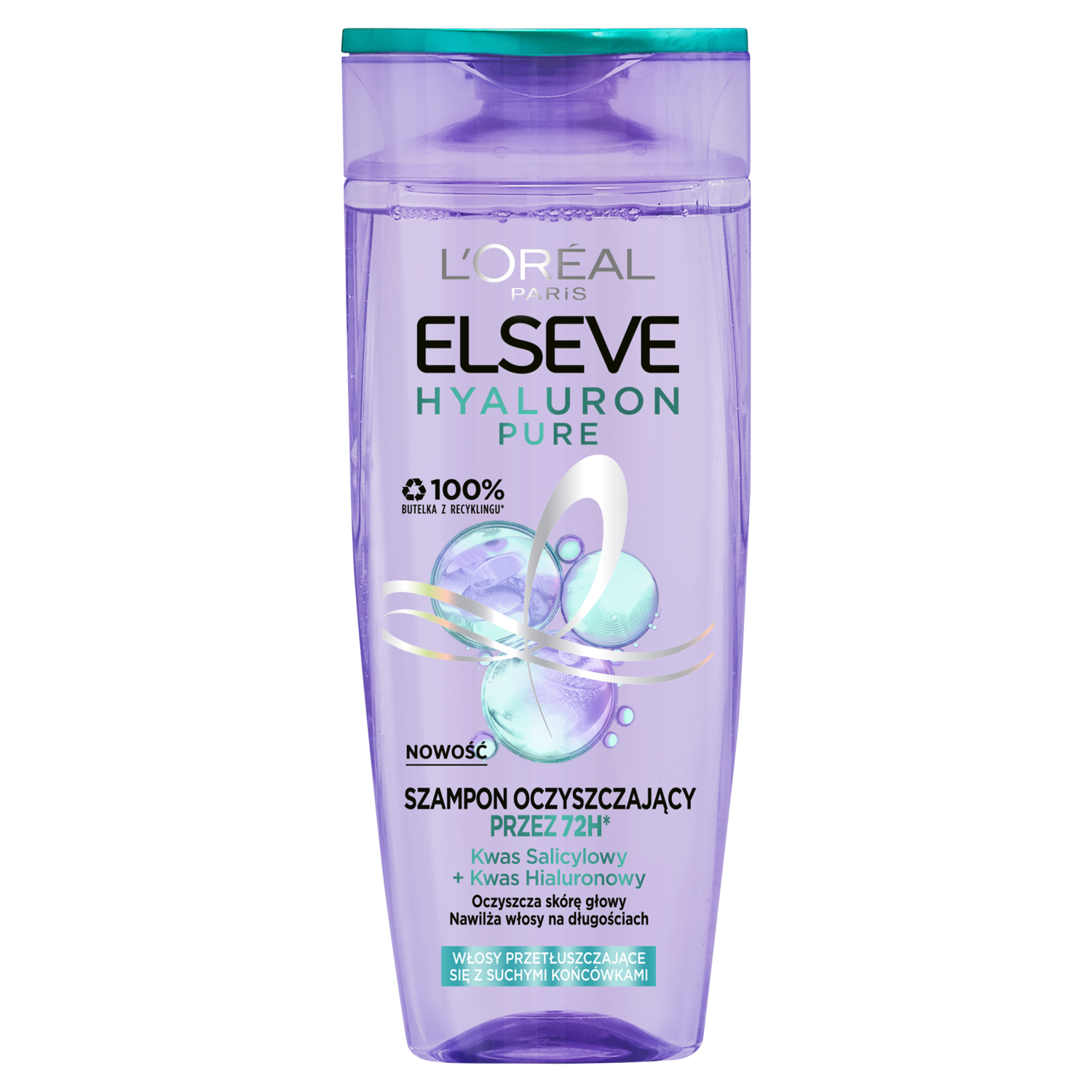 L'Oréal Paris Elseve Hyaluron Pure szampon do włosów, 400 ml