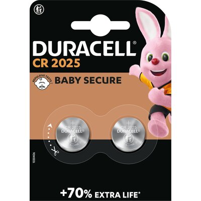 Baterie CR2025 DURACELL (2 szt.)