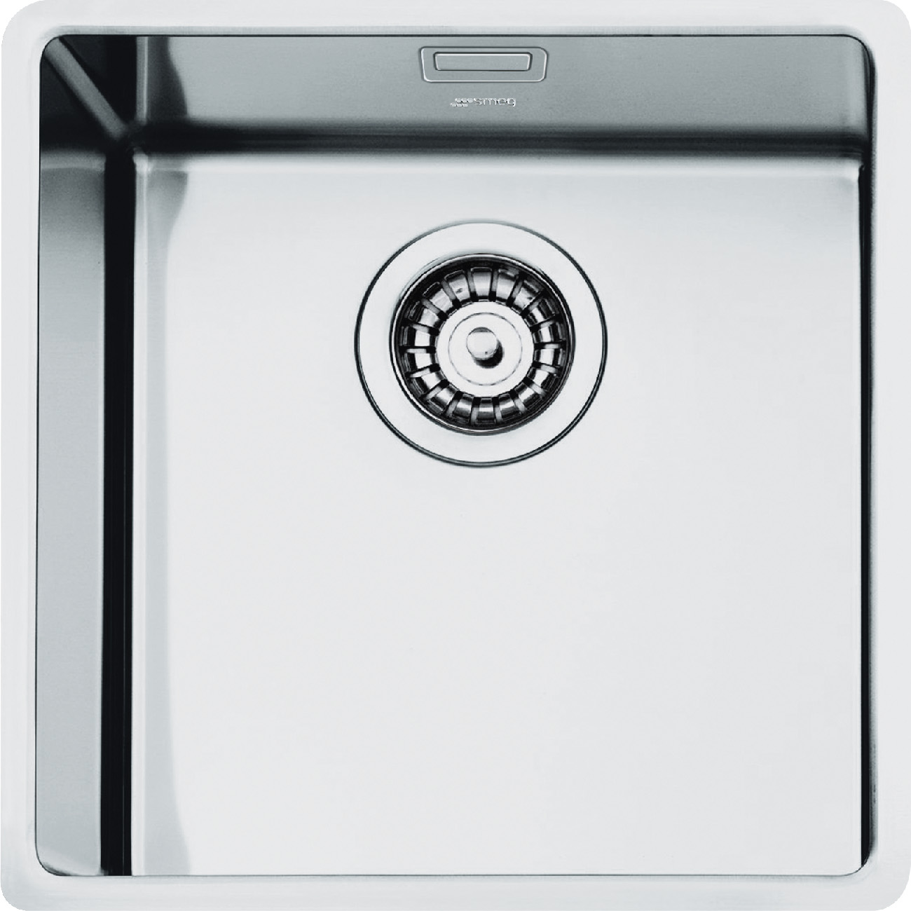 Smeg - Zlewozmywak podwieszany VFU40SFR Universale Stal nierdzewna