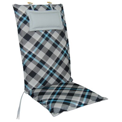 Poduszka na fotel YEGO DESIGN Edynburg Szaro-niebieski