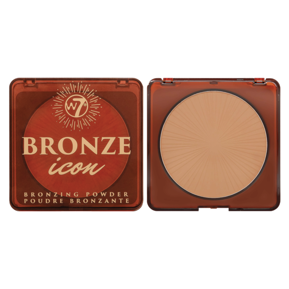 W7 Bronze Icon puder brązujący do twarzy, 15 g