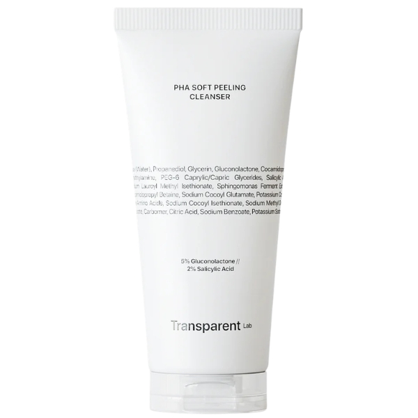 Transparent Lab PHA Soft Peeling Cleanser oczyszczająco-złuszczający żel do mycia twarzy, 150 ml