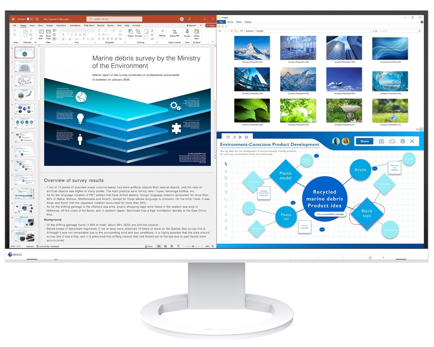 Monitor EIZO FlexScan EV2720S-WT 27" 2560x1440px IPS