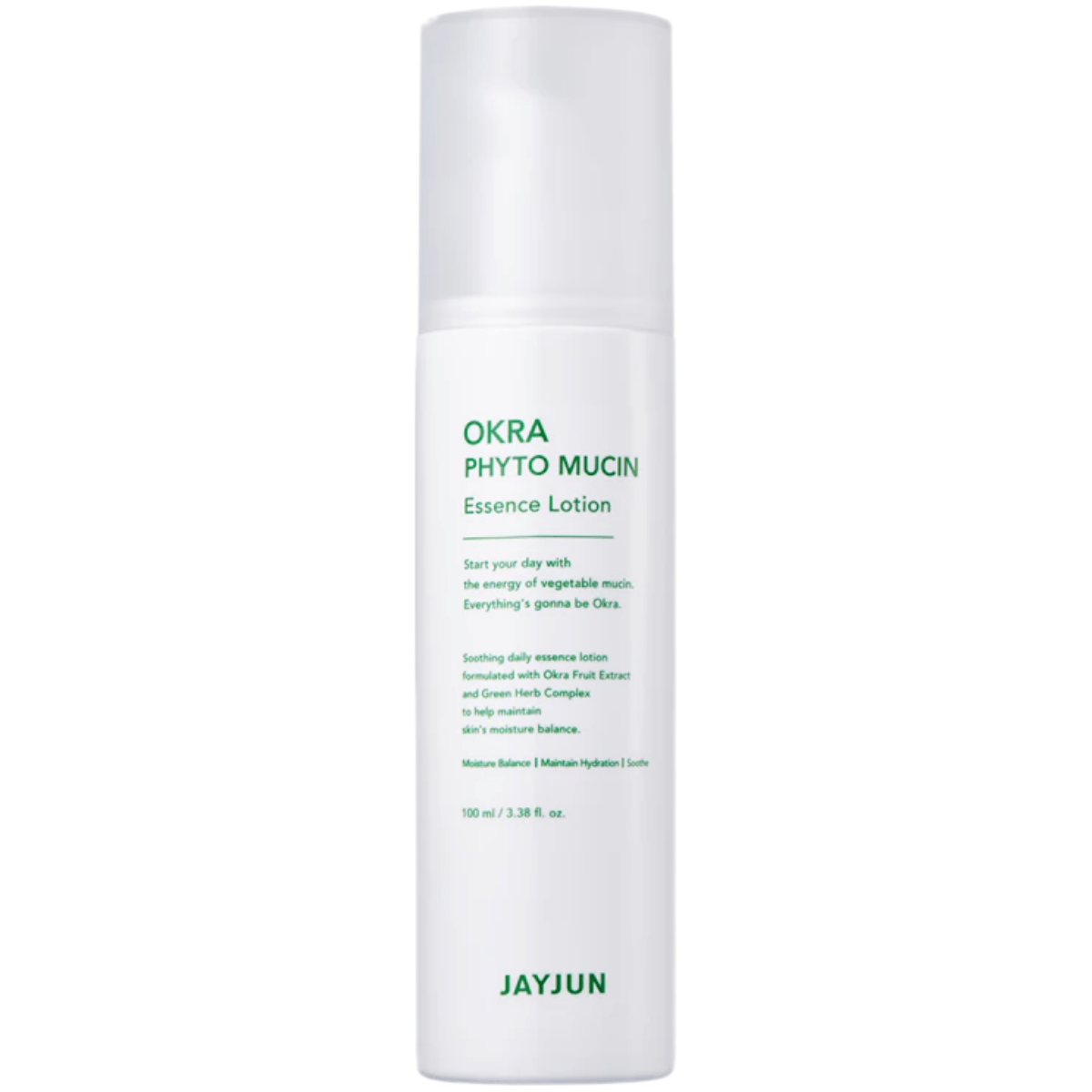 Jayjun Okra Phyto Mucin nawilżająco-kojący lotion do twarzy z okrą, 100 ml
