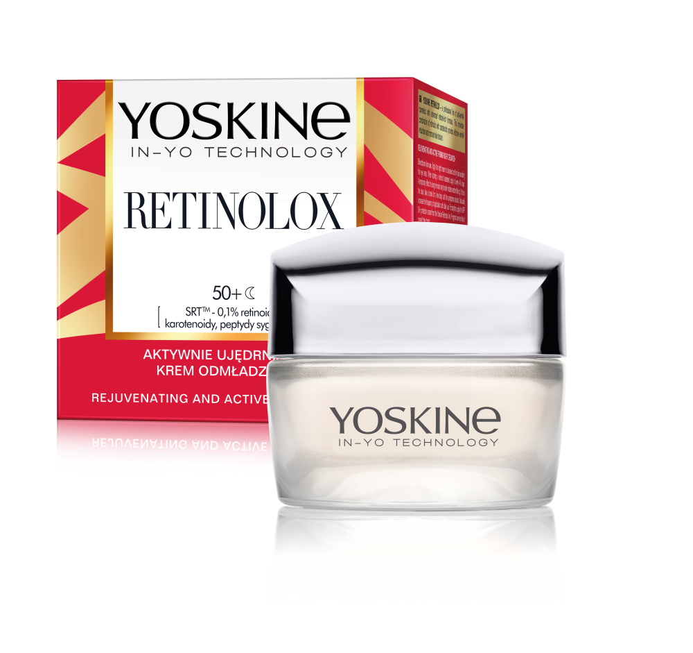 Yoskine Retinolox aktywnie ujędrniający krem odmładzający do twarzy 50+ na noc, 50 ml