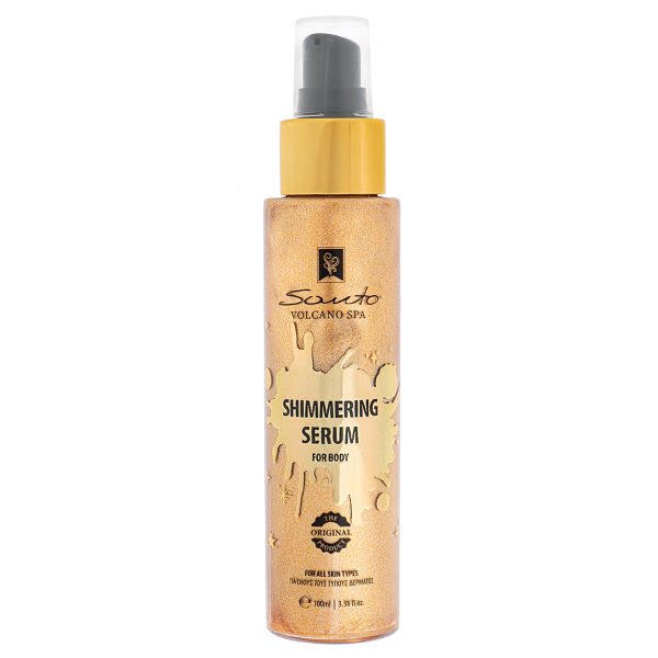 Santo Volcano Spa rozświetlające serum do ciała z drobinkami, 100 ml