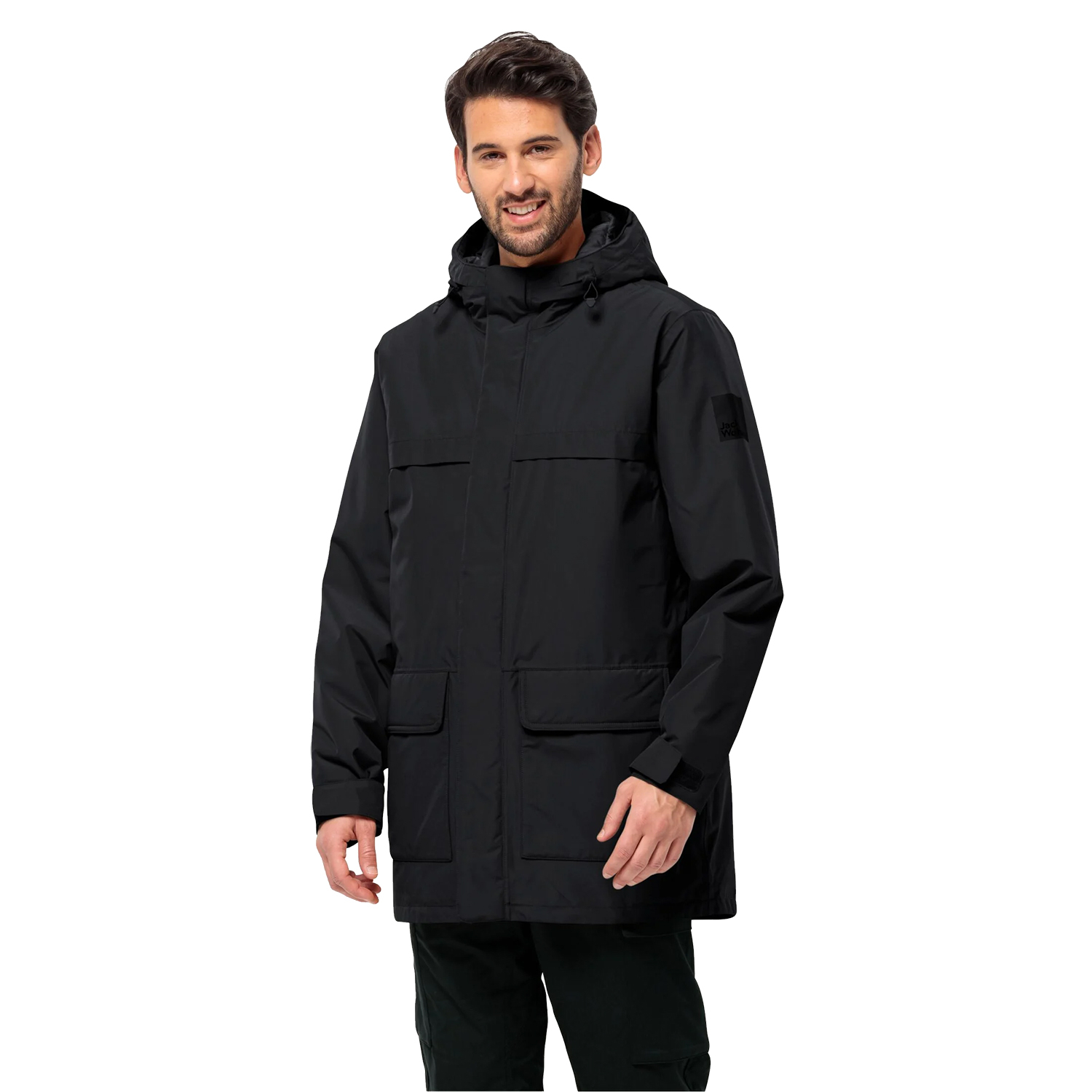 Męska parka Jack Wolfskin WINTERLAGER PARKA M black - M