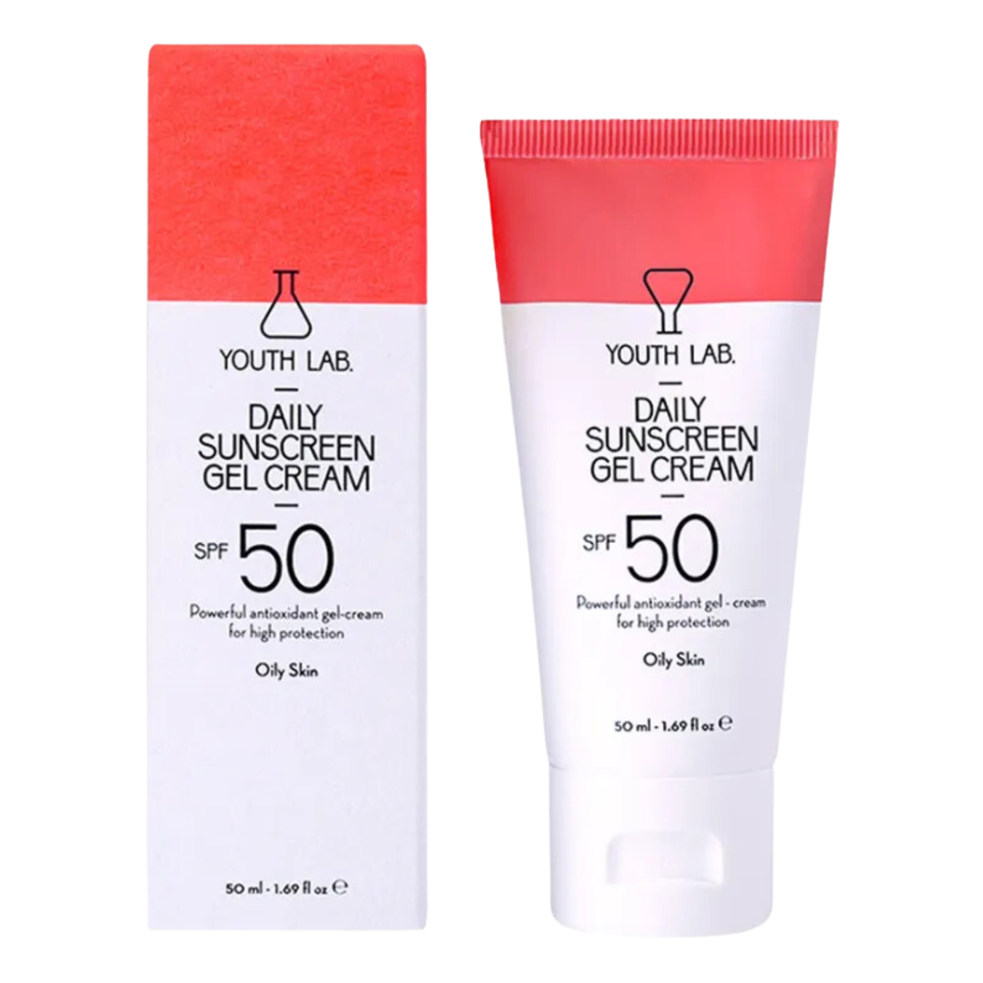 Youth Lab. Daily Sunscreen krem-żel ochronny SPF50 cera tłusta, 50 ml