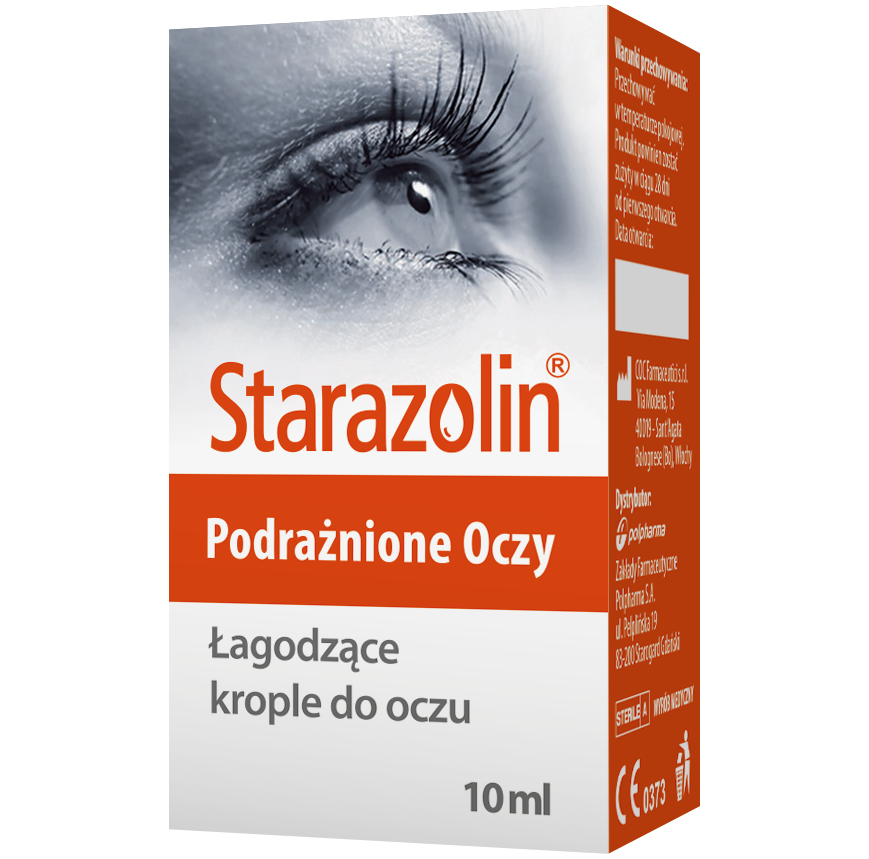 Starazolin Podrażnione Oczy łagodzące krople do oczu, 10 ml