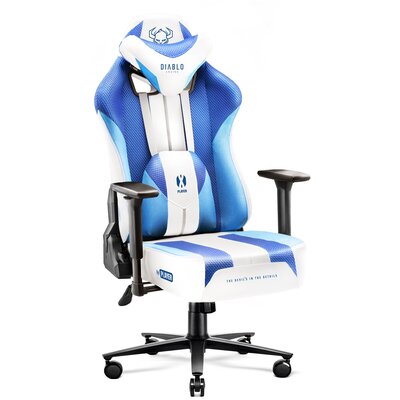 Fotel DIABLO CHAIRS X-Player 2.0 Normal Size Biało-niebieski