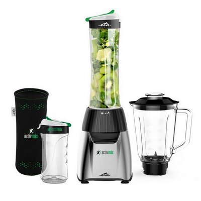 Blender kielichowy ETA ActivMix Premium 210390000 (Sportowy) + 2 bidony w komplecie (Wysokoobrotowy)