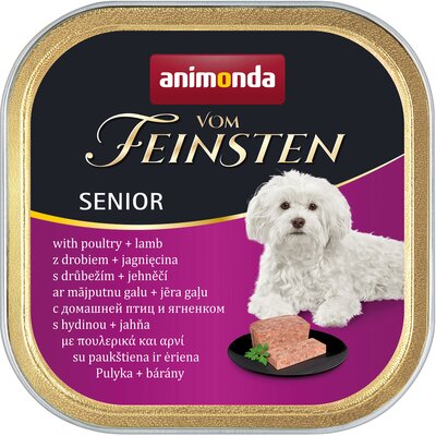 Karma dla psa ANIMONDA Vom Feinsten Senior Drób z jagnięciną 150 g