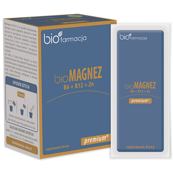 Biofarmacja bioMagnez suplement diety, 20 sasz./1 opak.
