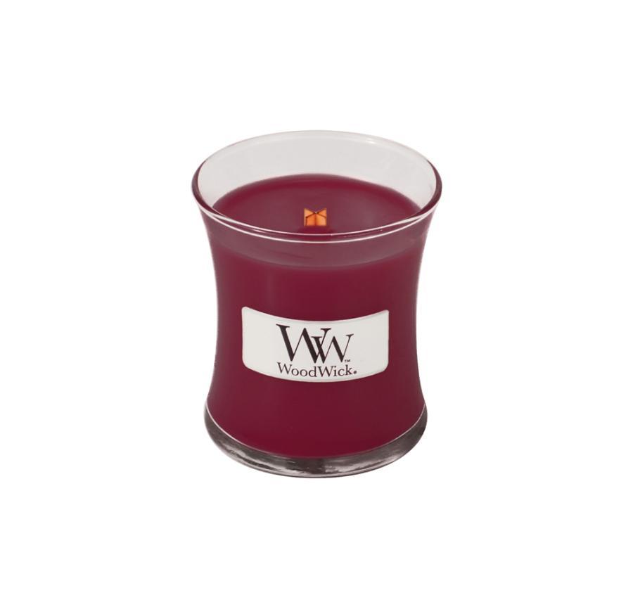 WoodWick - Świeca Mała Black Cherries 40h
