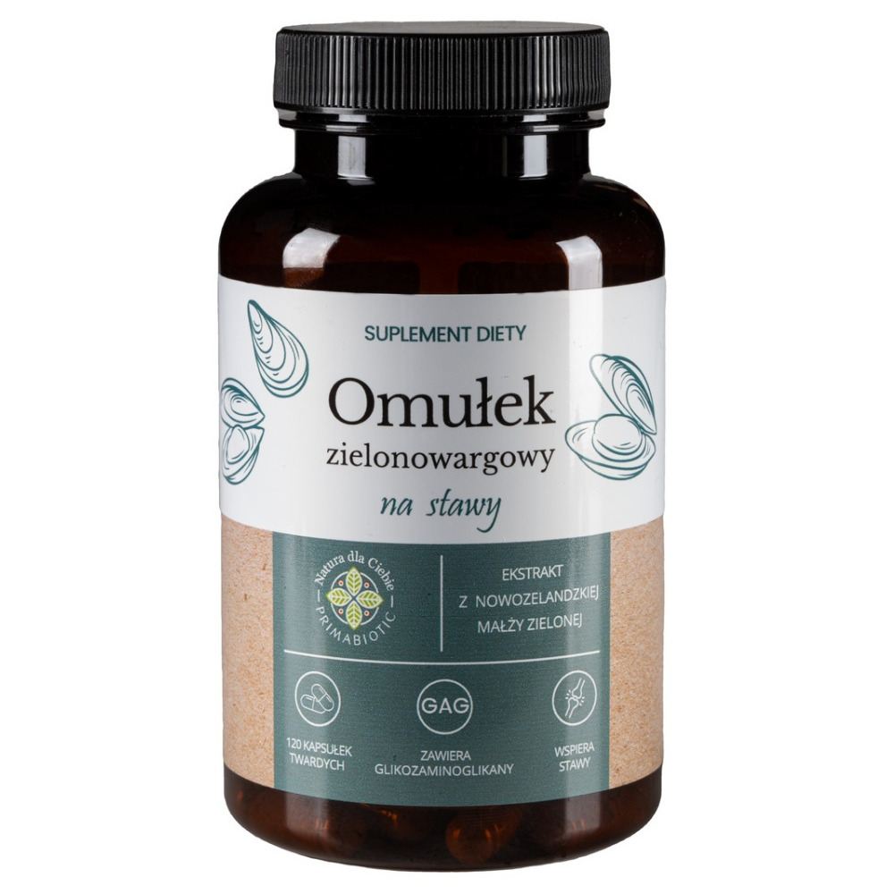 Primabiotic Omułek zielonowargowy suplement diety, 120 kaps./1 opak.