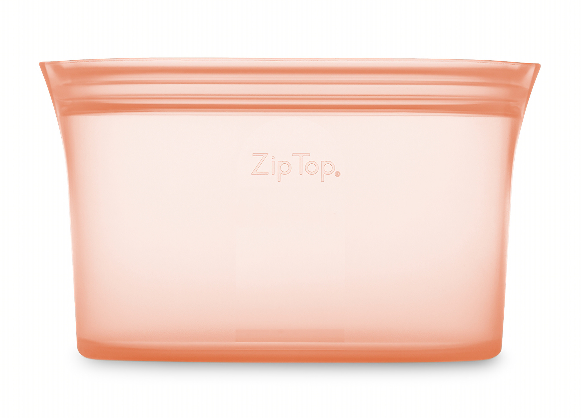 ZipTop - Pojemnik na przekąski owalny roz. M Peach
