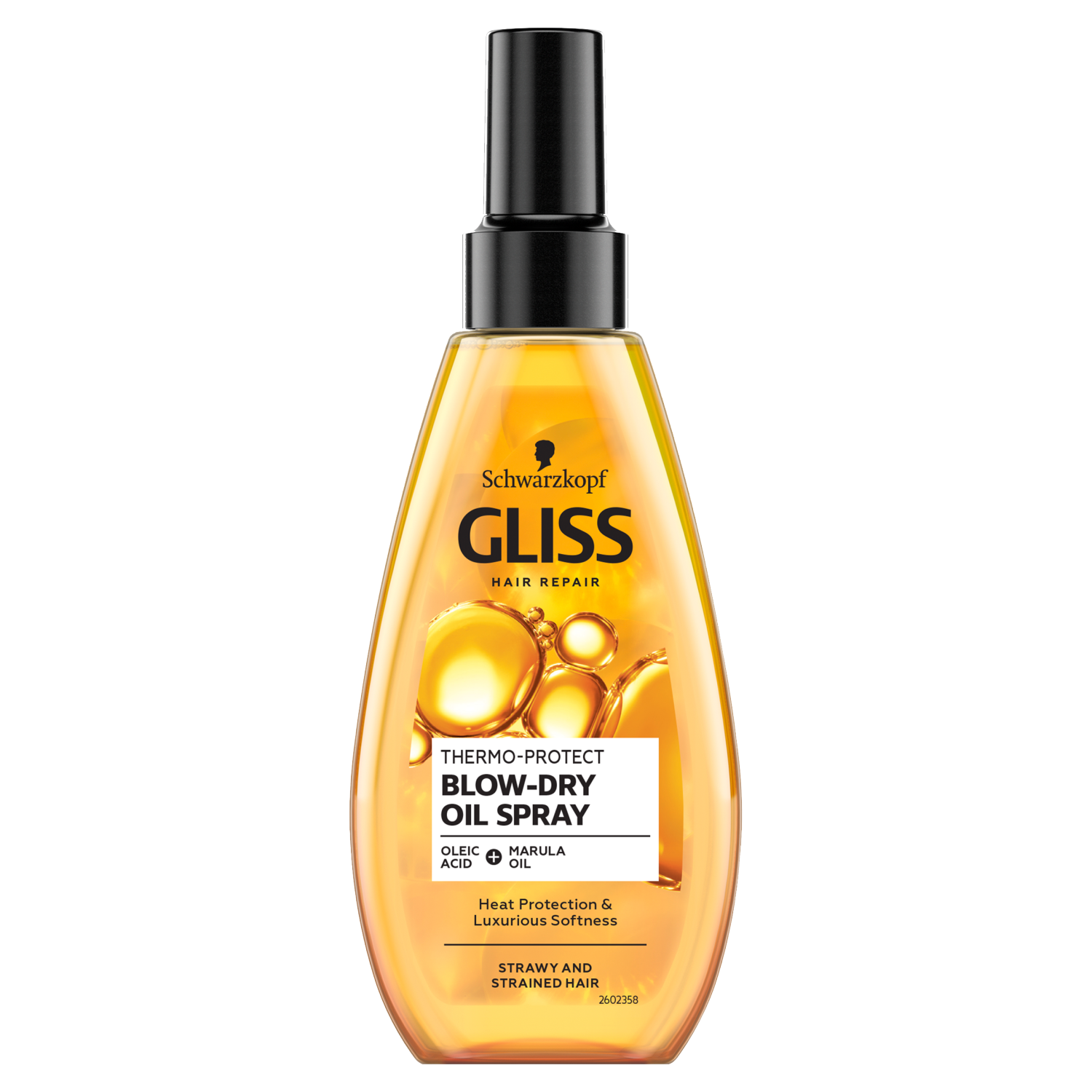 Gliss Thermo-Protect Blow-Dry Oil termoochronny olejek do włosów przesuszonych, 150 ml