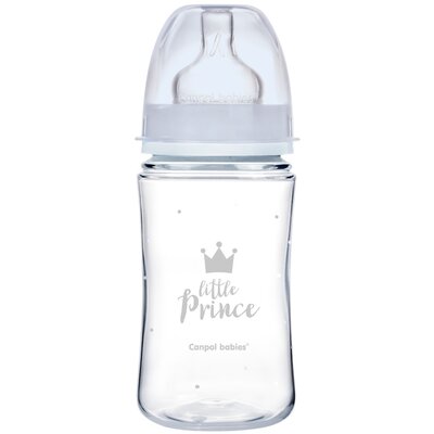Butelka CANPOL BABIES Easy Start Royal Baby 240 ml Niebieski