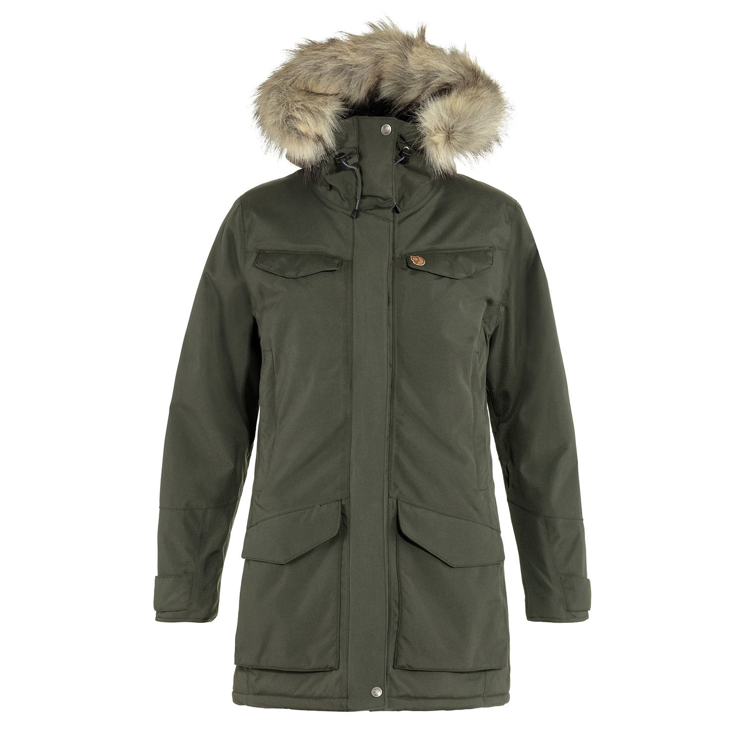 Damska kurtka zimowa Fjallraven Nuuk Parka deep forest - L