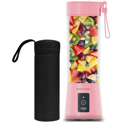 Blender personalny GÖTZE & JENSEN PB940P Różowy Bezprzewodowy + pokrowiec