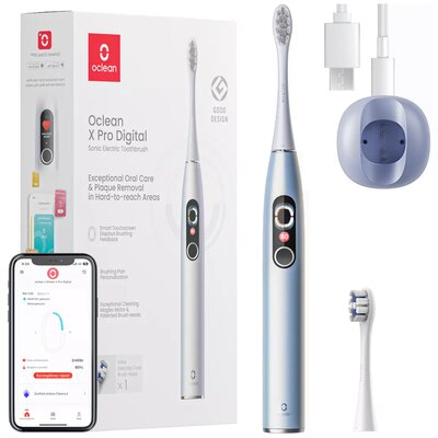 Szczoteczka soniczna OCLEAN X Pro Digital Set Srebrny