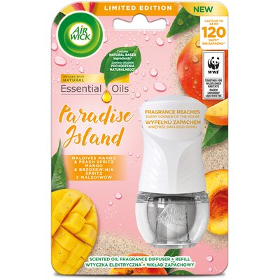 Odświeżacz powietrza AIR WICK Mango i Brzoskwinia z Malediwów 19 ml